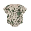 Dinosaur Print Summer Romper