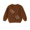 Dinosaur Knit Sweater for Toddlers