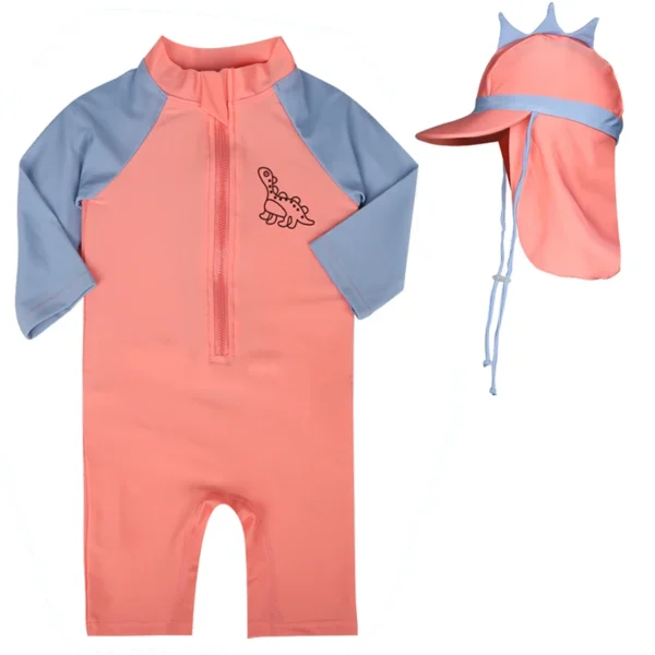 Cartoon Long Sleeve Swimwear for Kids