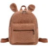 Personalized Embroidered Plush Bear Toddler Backpack