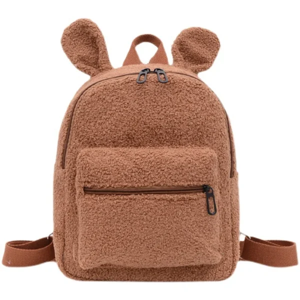 S341ed66011c04e36919872e28aa474f4I.webp Personalized Embroidered Plush Bear Toddler Backpack