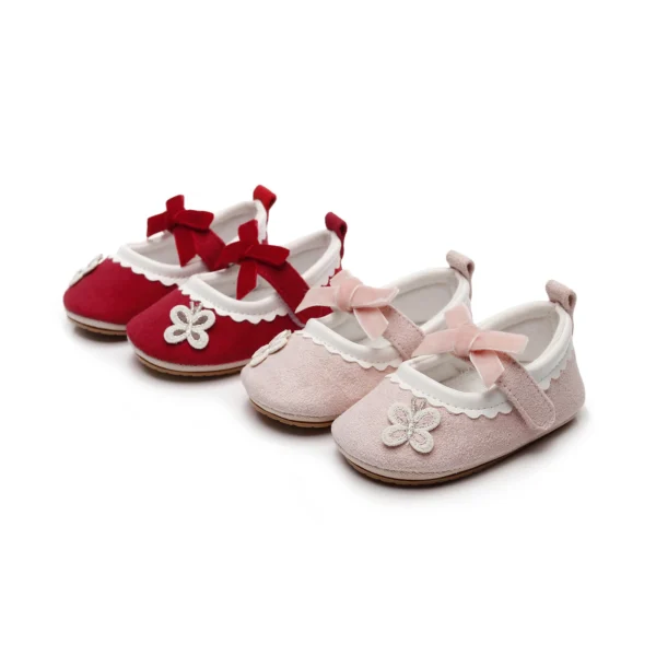 Soft Butterfly Bow Toddler First Walker Shoes