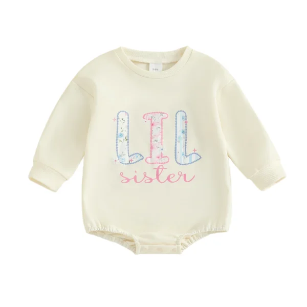 Floral Print Long Sleeve Romper