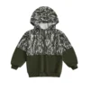 Camouflage Half Zip Hoodie for Kids