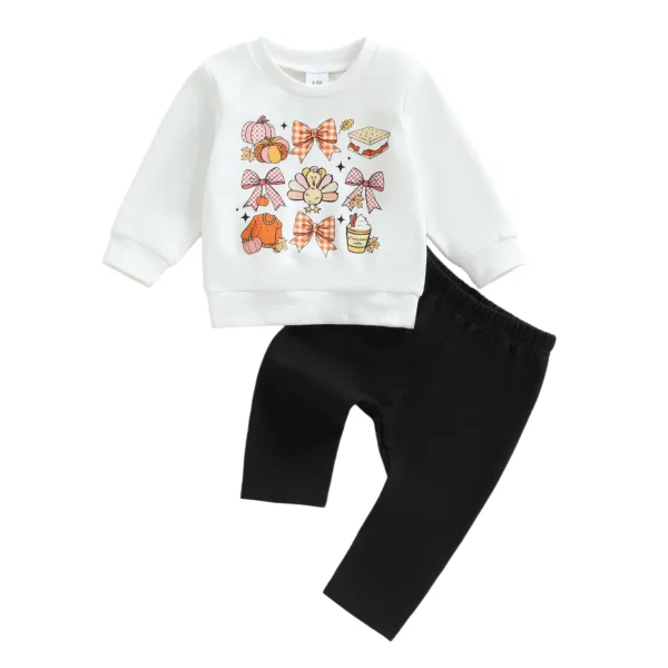 Halloween Sweatshirt and Pants Set for Toddlers