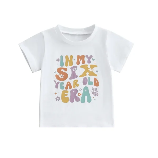 Colorful Floral Print Summer T-Shirt