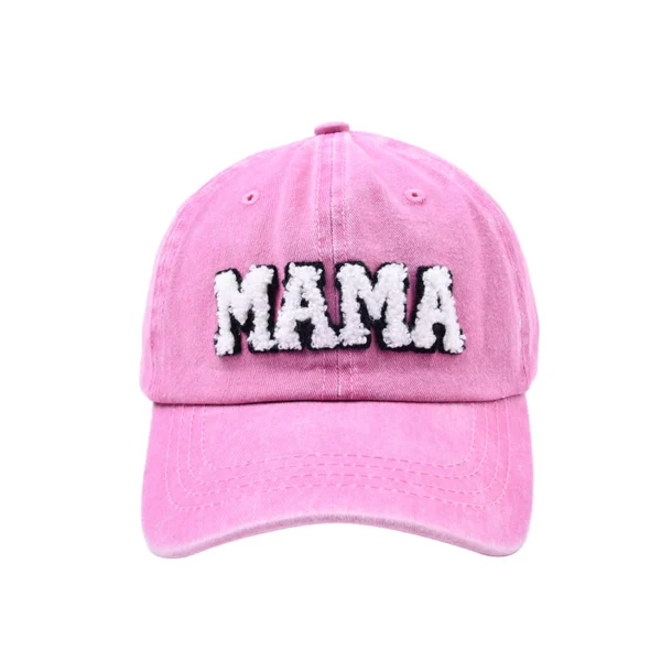 Matching Adjustable Baseball Caps for Moms and Kids