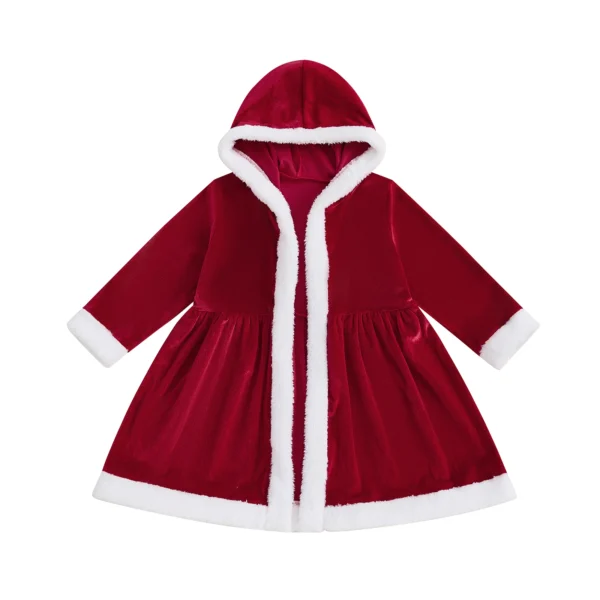 Lightweight Plush Hooded Cardigan for Kids