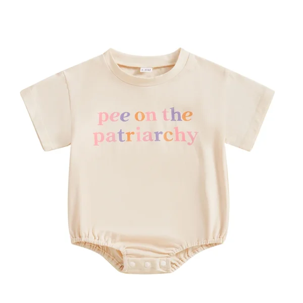 Summer Letter Print Romper for Infants