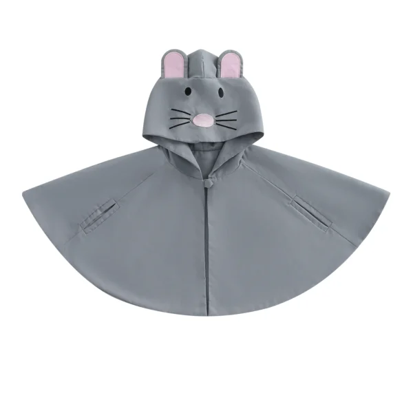 Halloween Mouse Costume with Hooded Cape and Ears