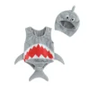Sbc88a751ac8a44e3b61fe359001eaacey.webp Halloween Baby Shark Costume Romper with Hat