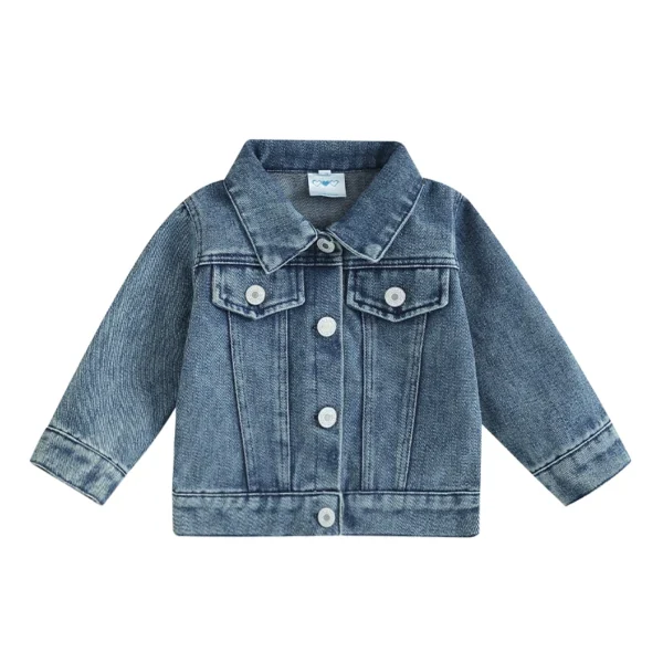 Denim Jacket with Embroidery for Infants