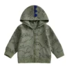 Dinosaur Print Hooded Jacket for Kids